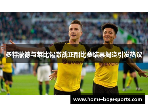 多特蒙德与莱比锡激战正酣比赛结果揭晓引发热议